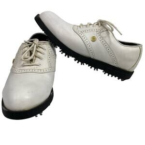 DUNLOP White Golf Cleats Athletic Shoes Size 10.5